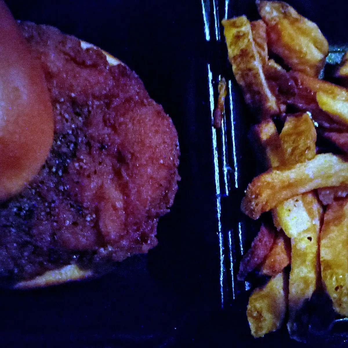 Spicy Chicken Sandwich and Fries