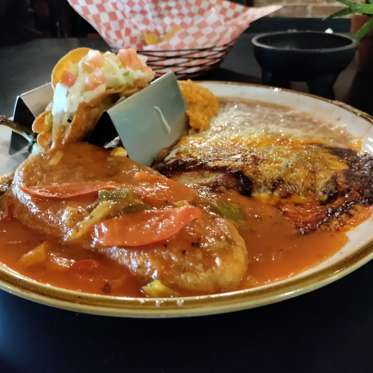 Chile Relleno and One Taco Plate