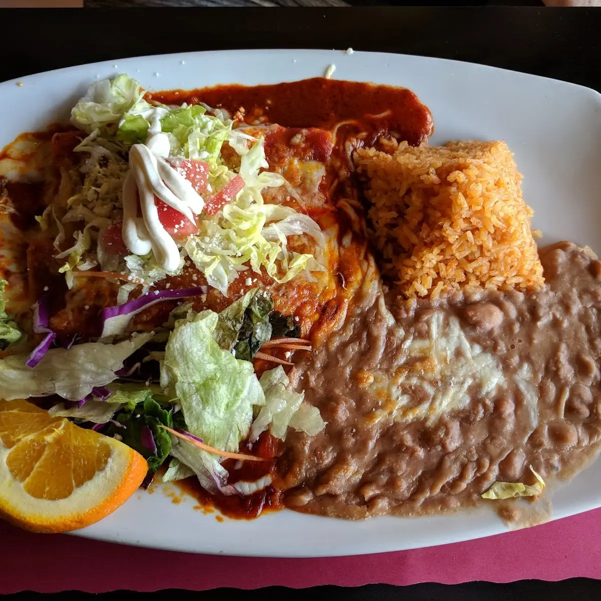 Mexican Rice & Refried Beans