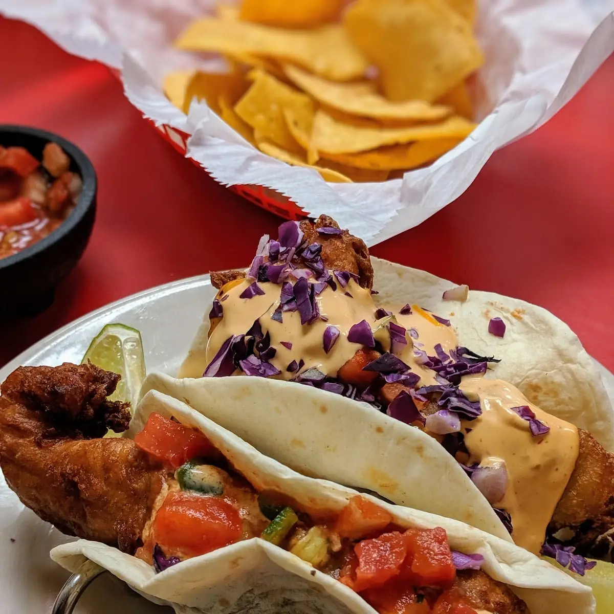 Fish Tacos & or Shrimp Tacos