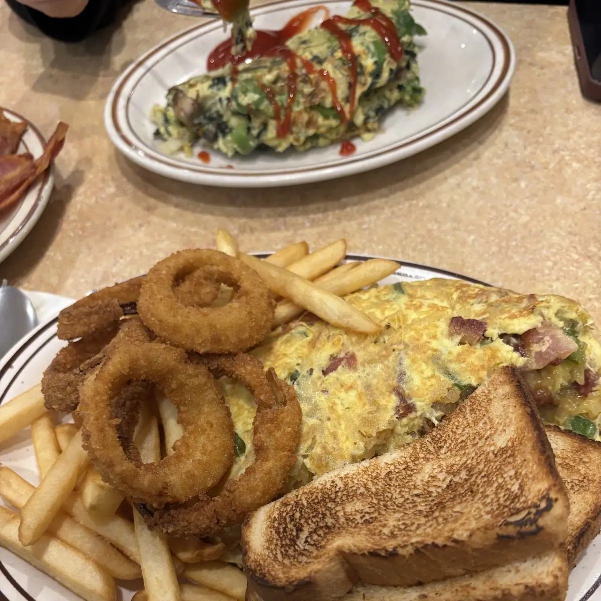 2 Eggs with Hash Browns & Toast
