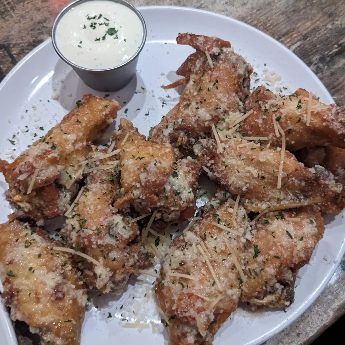 Garlic Parmesan Wings