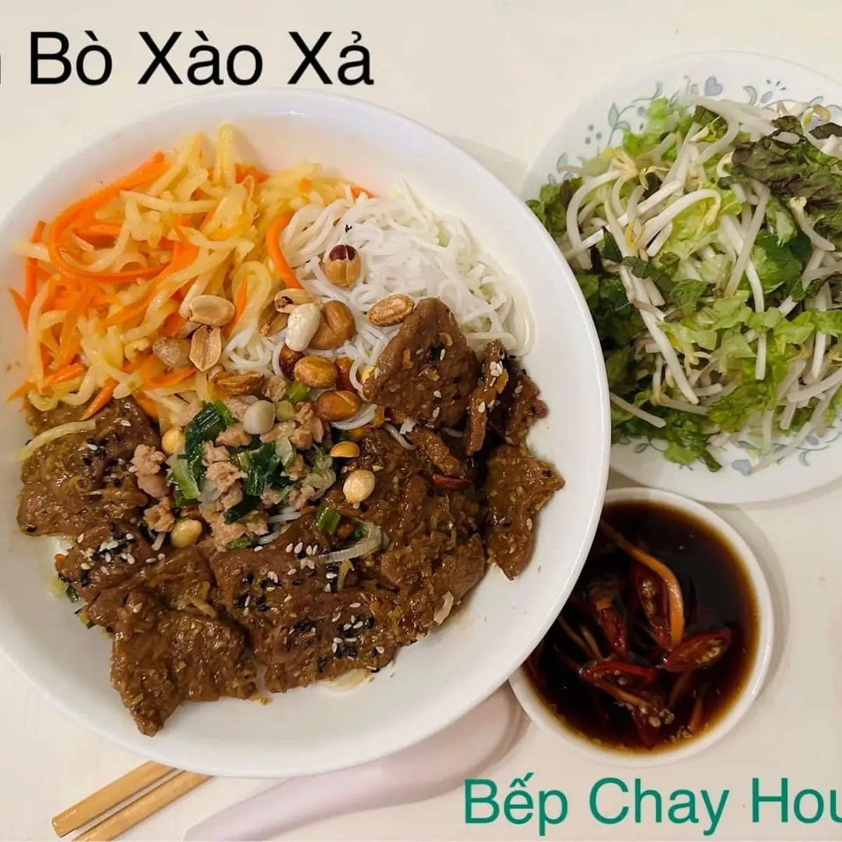 Bún Bò Xào Xả