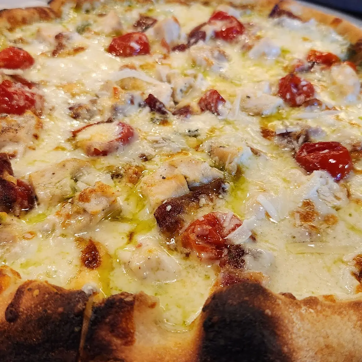 Chicken Pesto Pizza