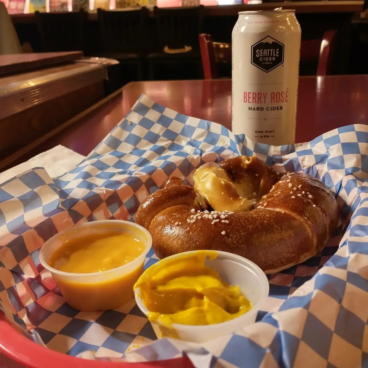 Pretzel with Beer Cheese