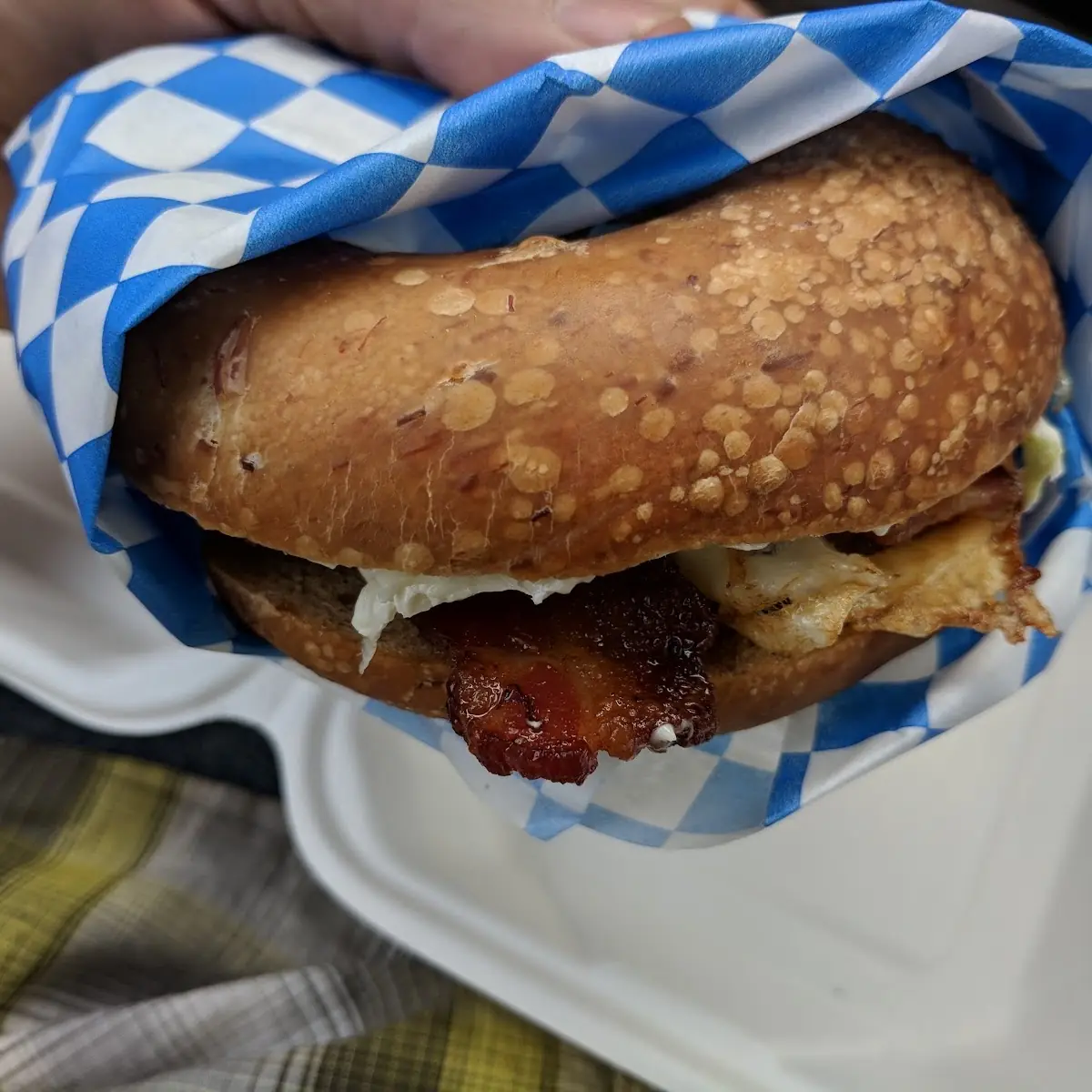 Maple Bacon Breakfast Bagel