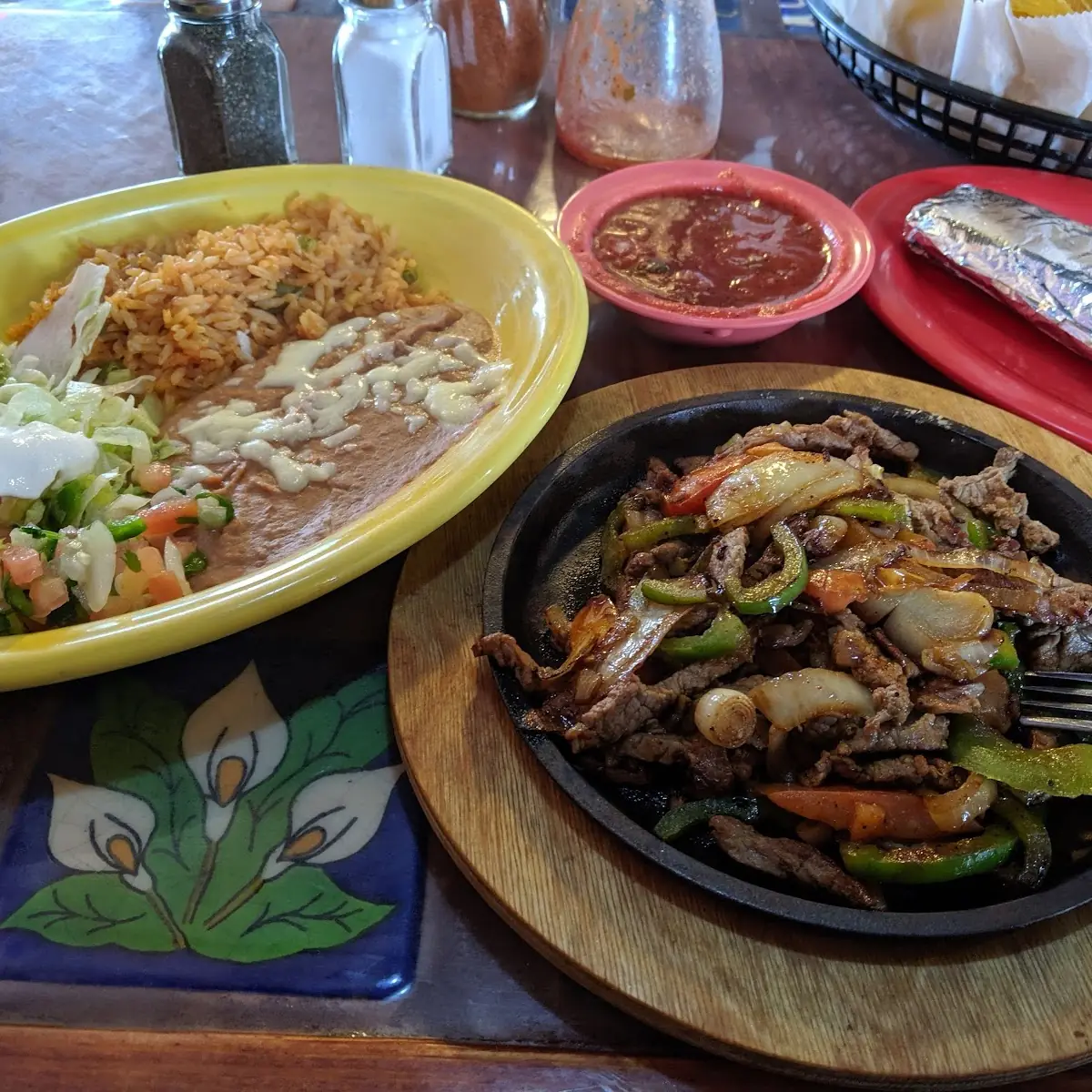 Steak Fajitas with Sides