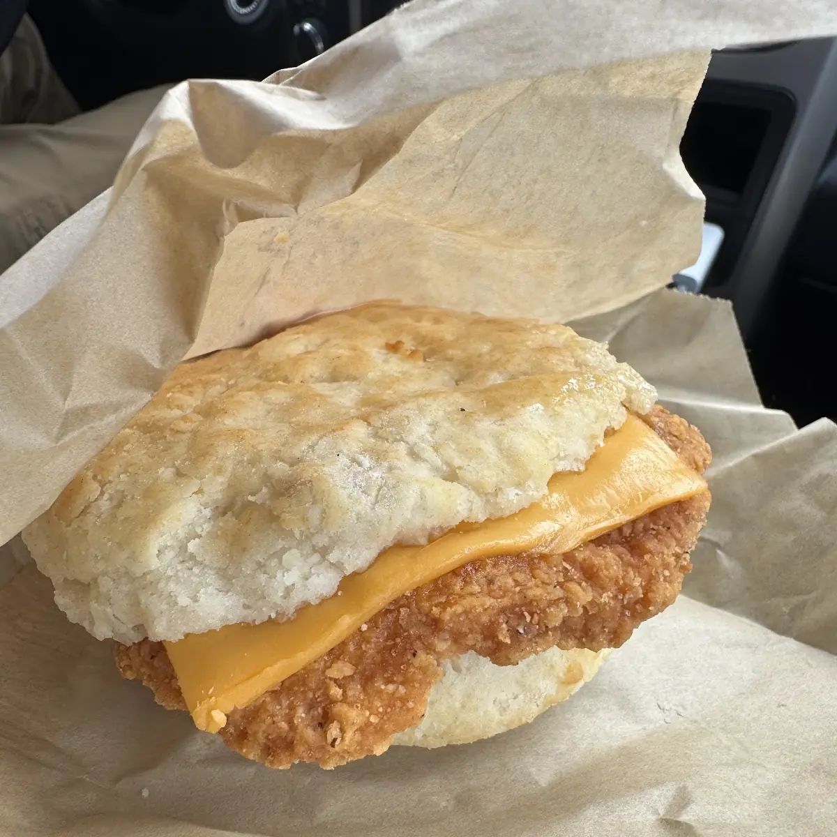 Hot Honey Chicken Biscuit