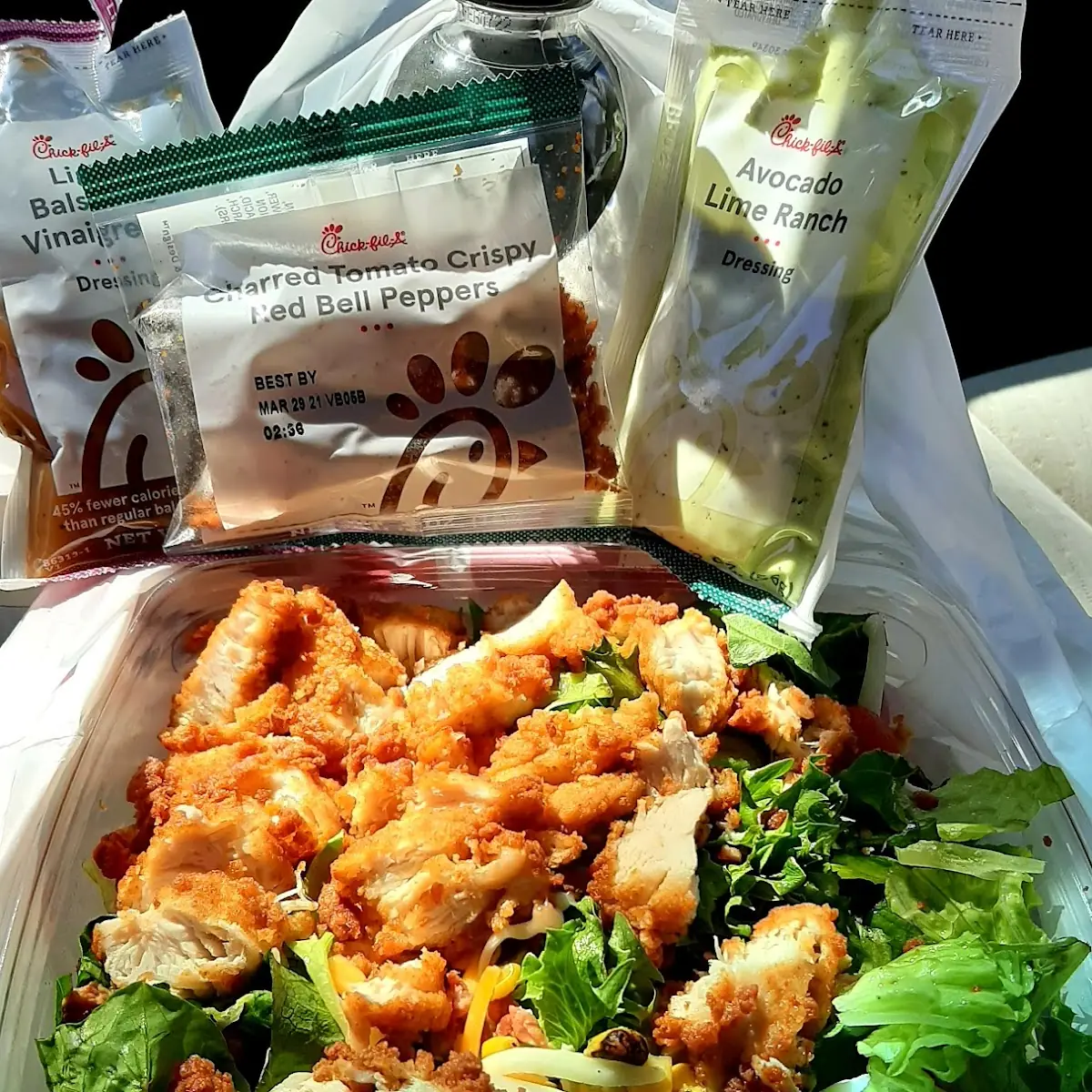 Salad Chicken Bacon