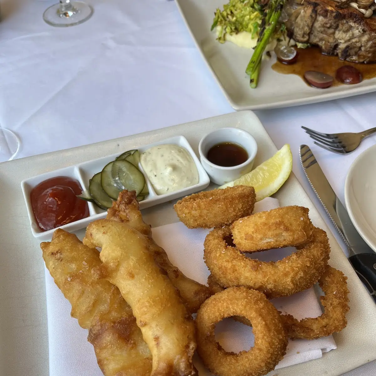 Champagne-Battered Fish N' Chips
