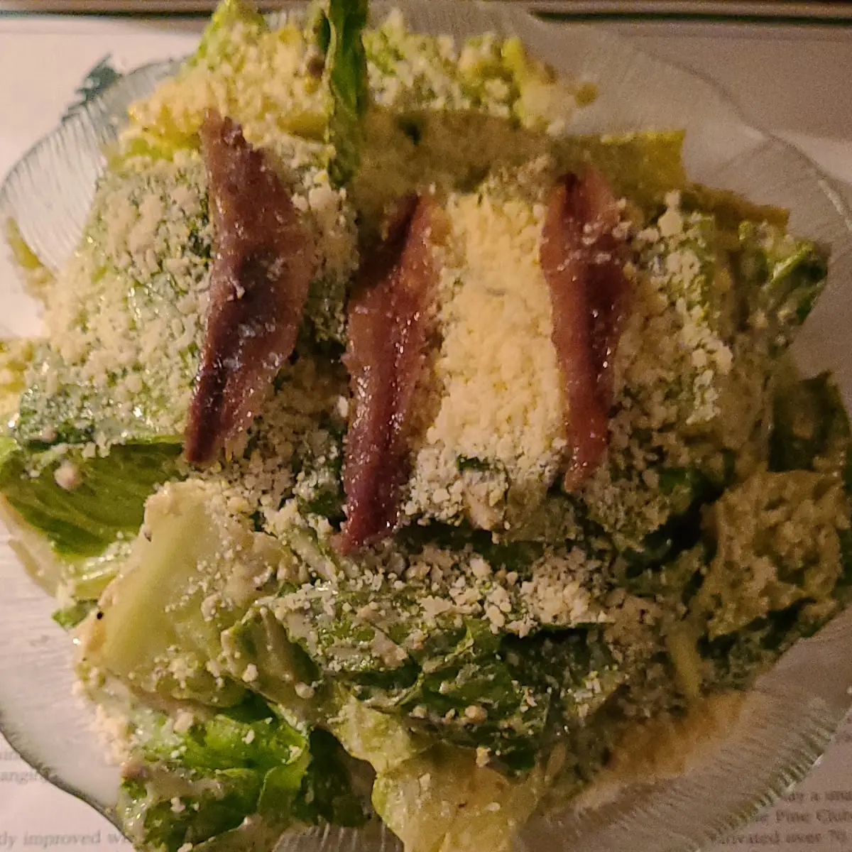 Steak-Caesar Salad Entrée