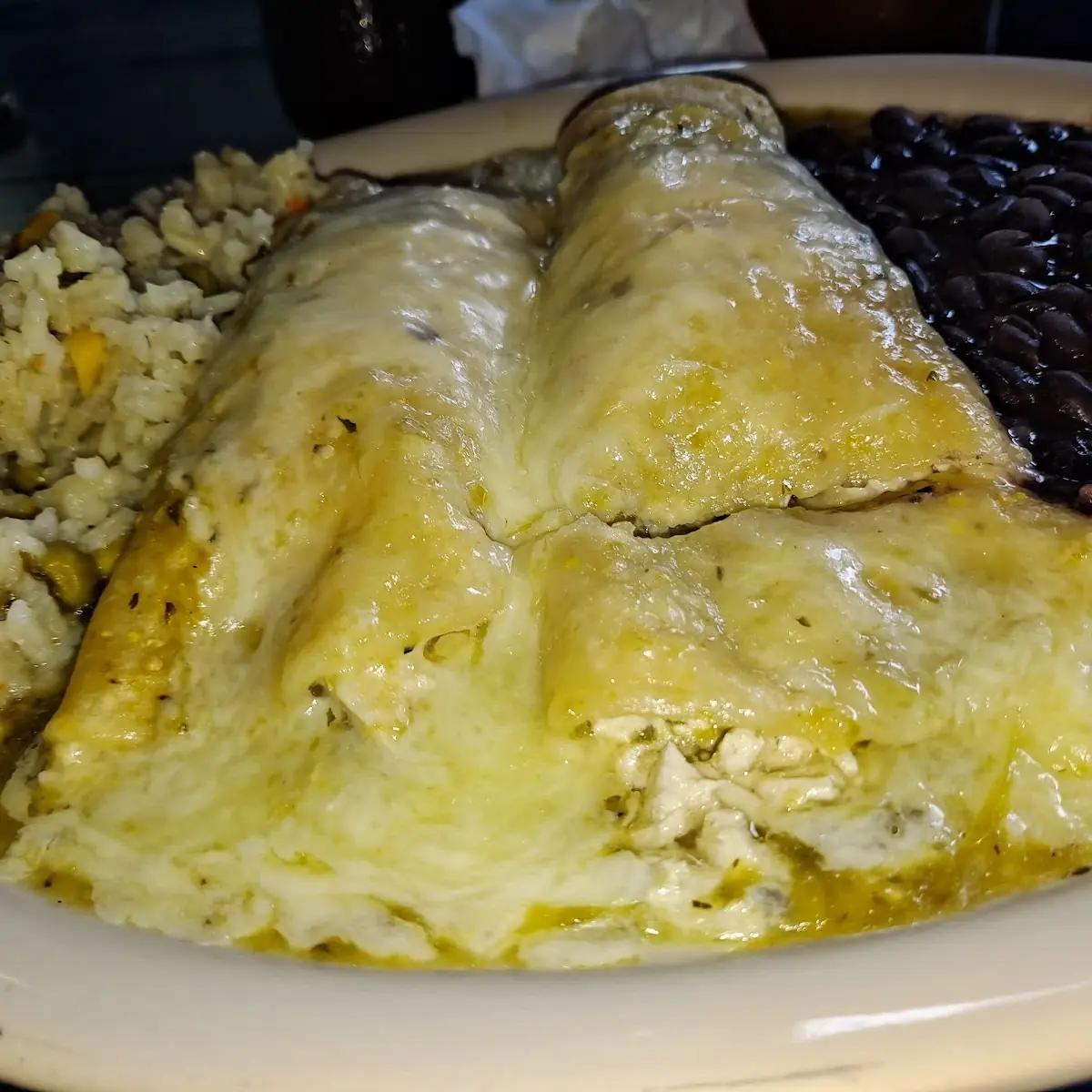Chicken Enchiladas Lunch Special