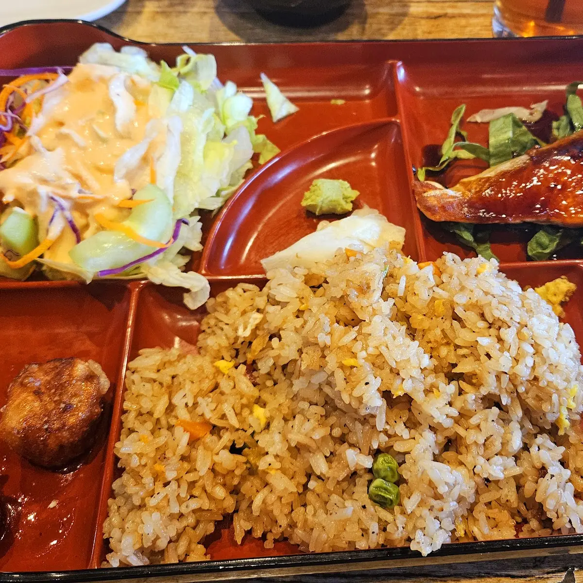 Salmon Teriyaki Bento Box