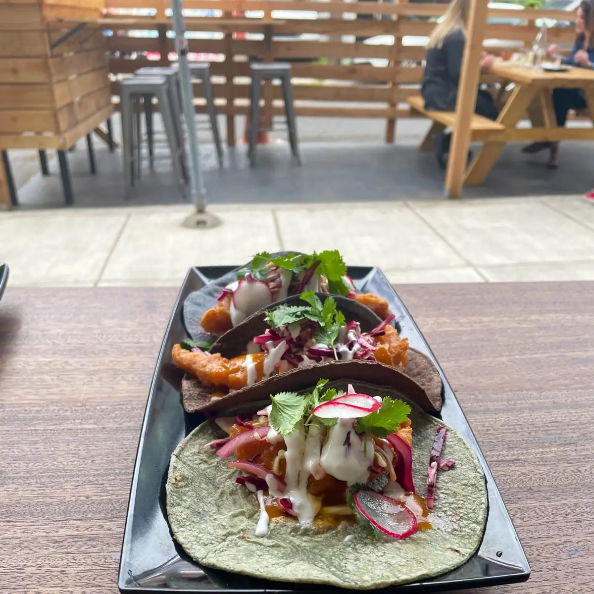 Fried Banana Flower Tacos 2 V