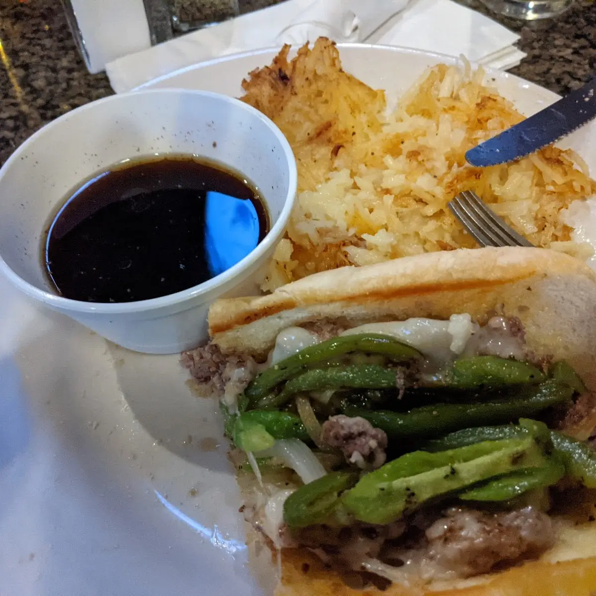 Philly Cheese Steak Sandwich