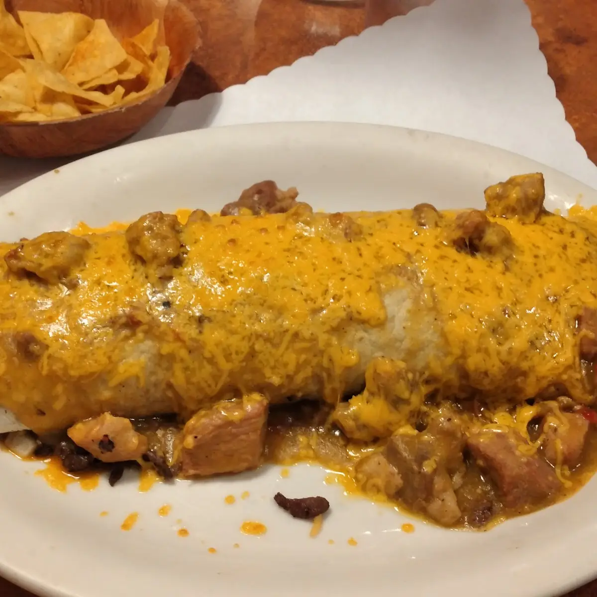 POLLO ASADO BURRITO