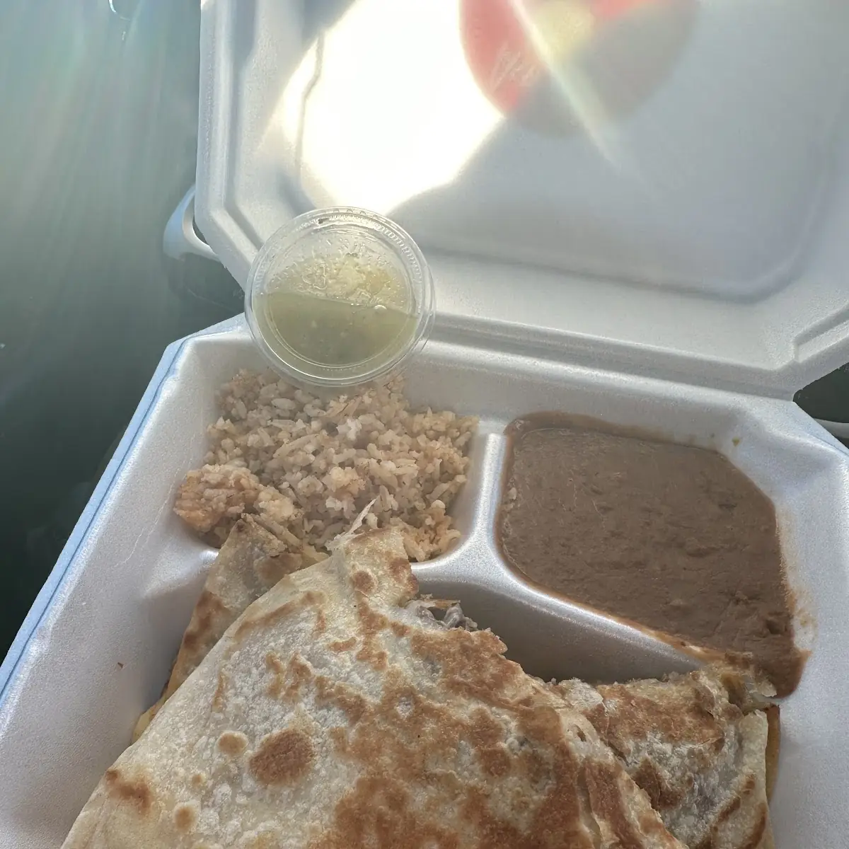 Quesadilla Combo Plate