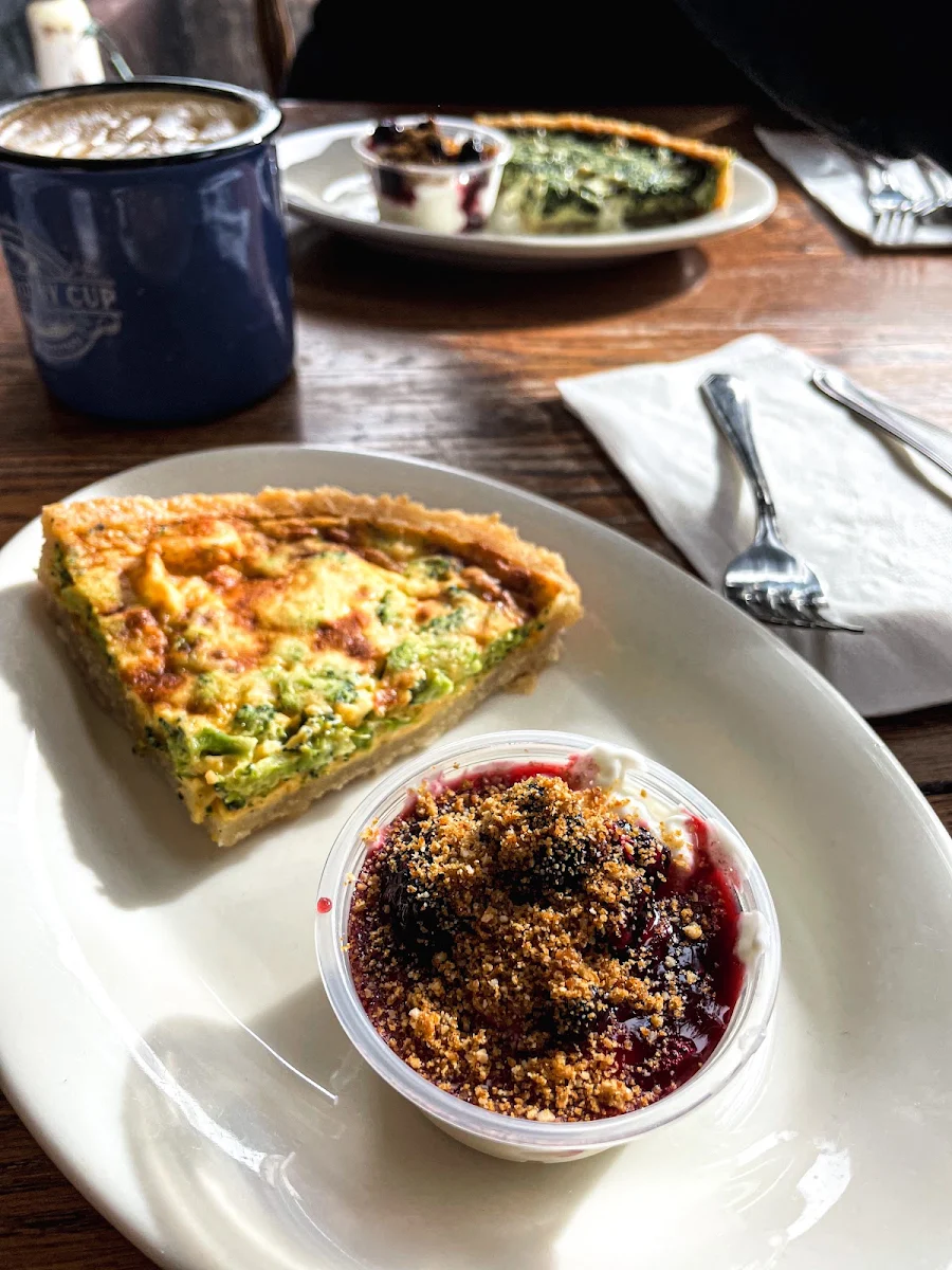 Broccoli and Cheese Quiche