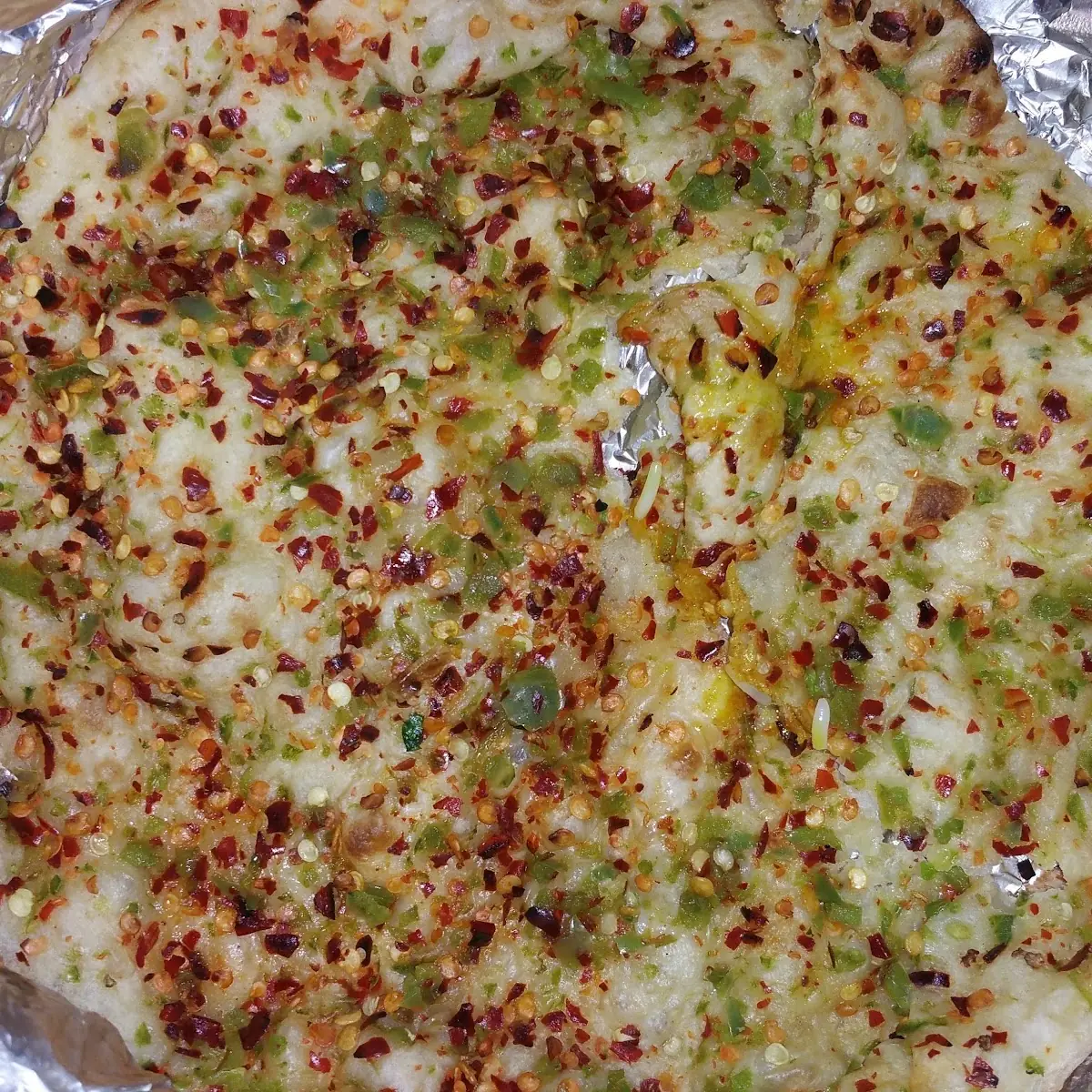 Green Chile Naan
