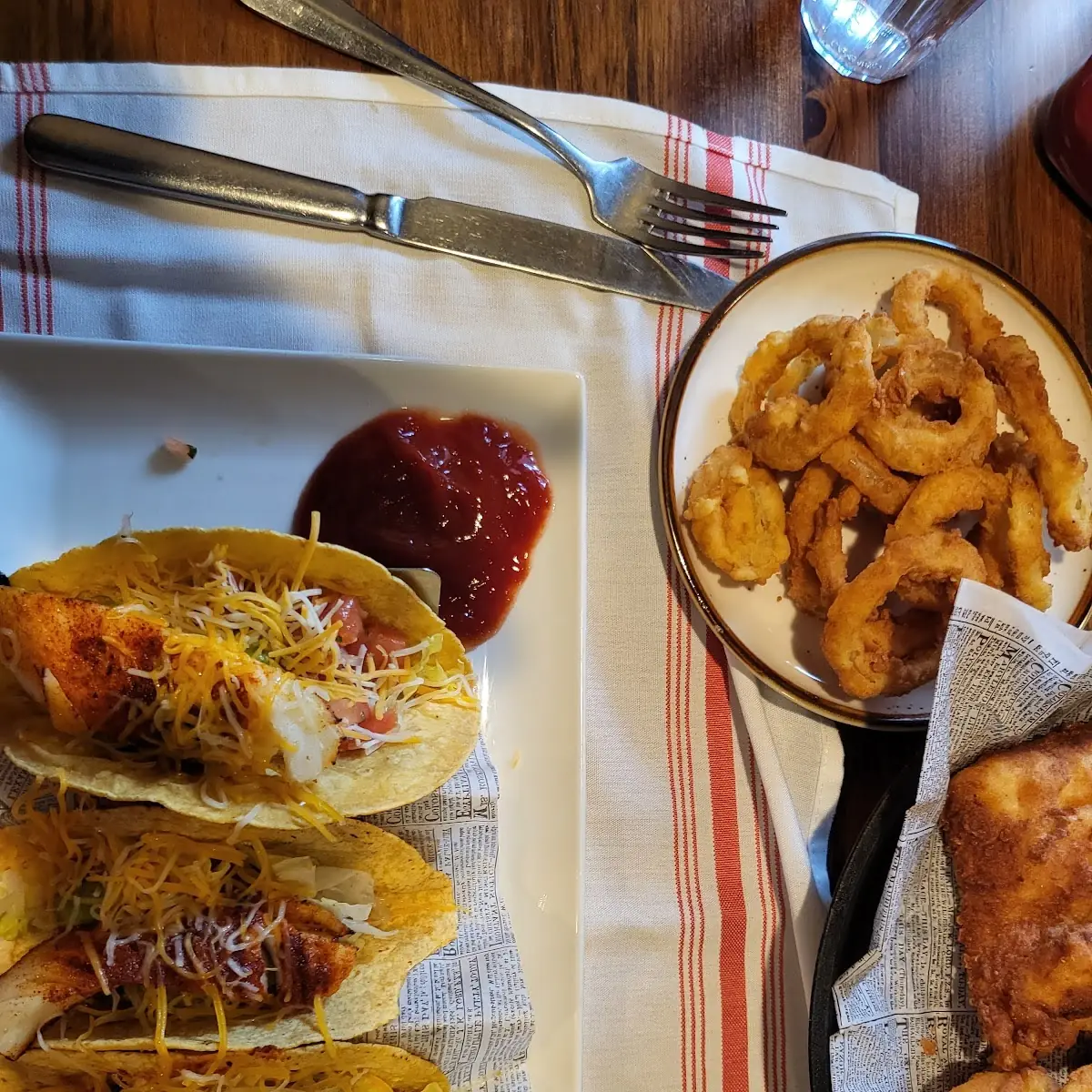 Fish & Chips and Fish Tacos