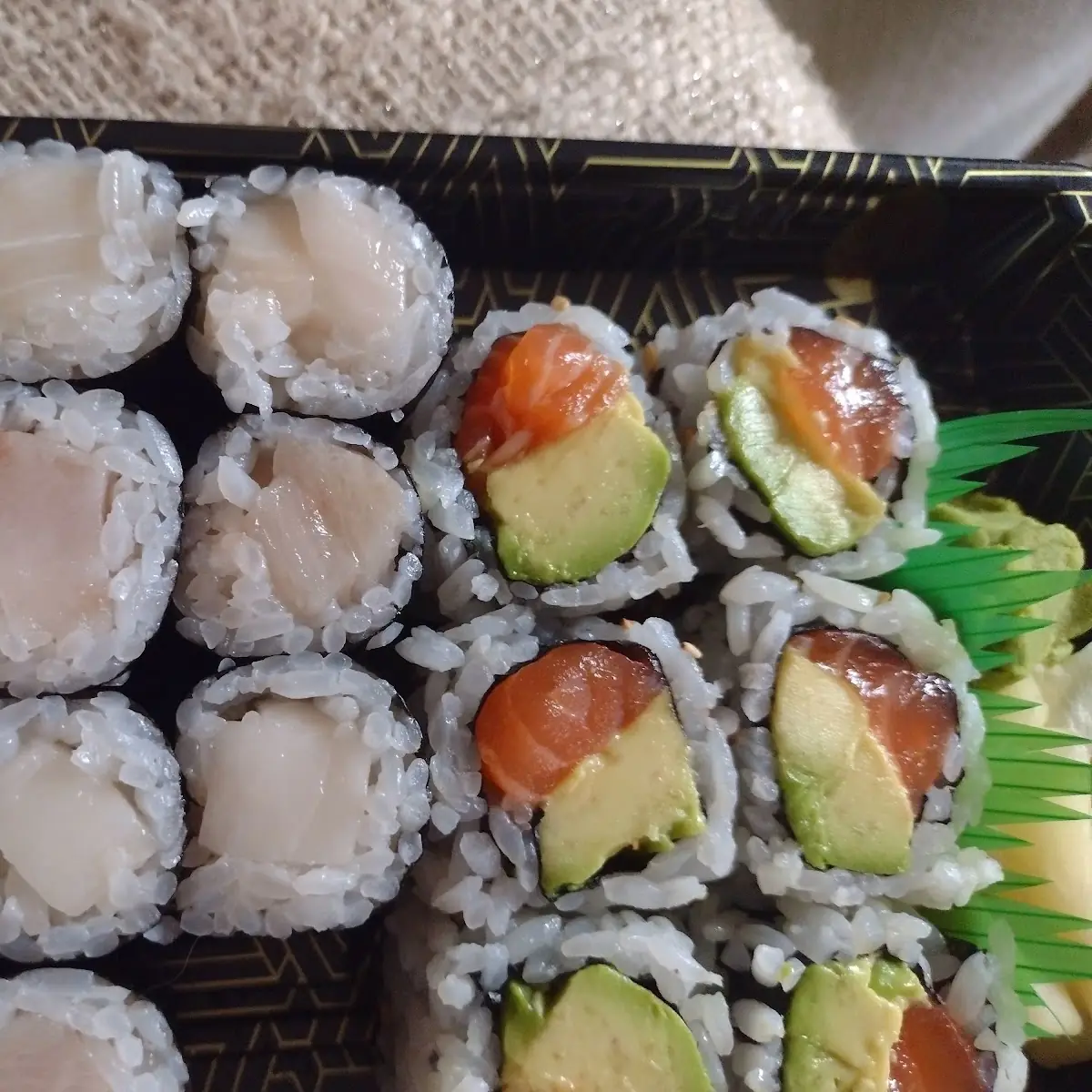 Avocado Roll and Shrimp Tempura Roll