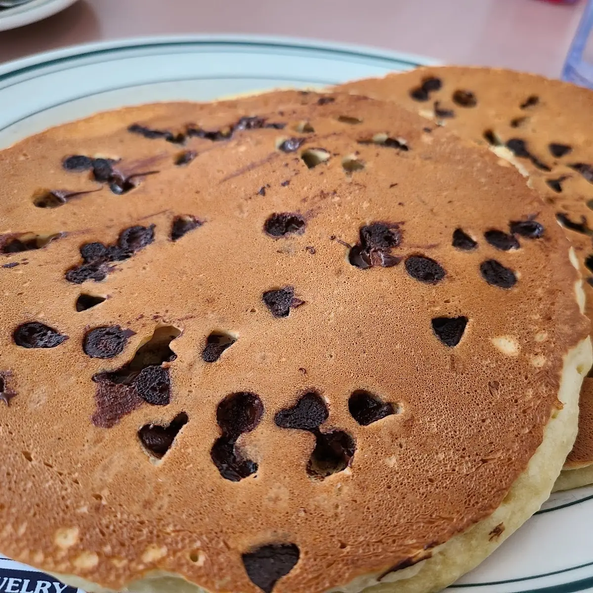 Choc Chip or Blueberry Pancake