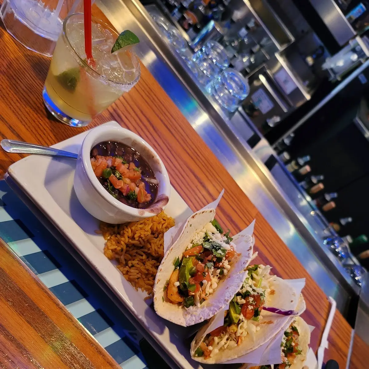 Shrimp Tacos De Asada
