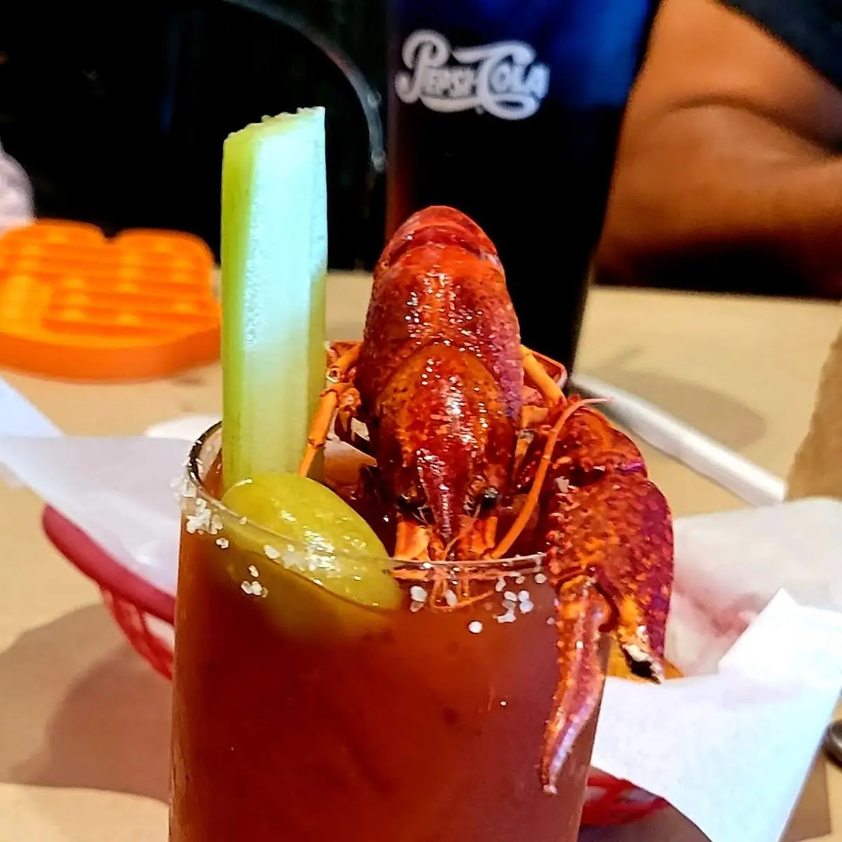 Bloody Mary with Crawfish