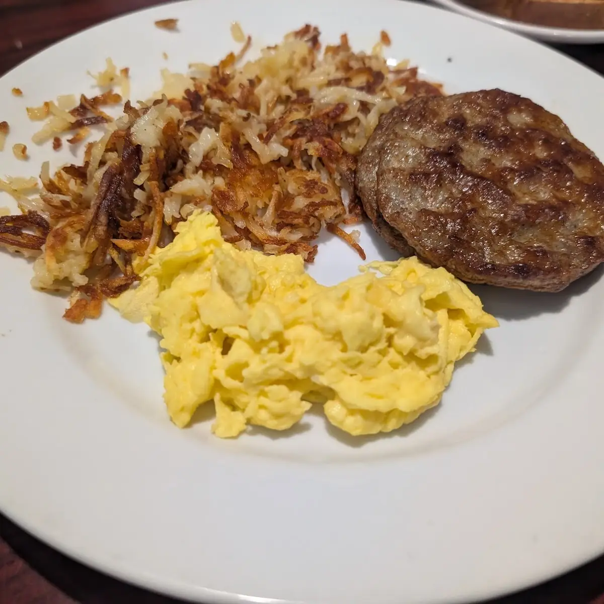 Scrambled Eggs and Sausage