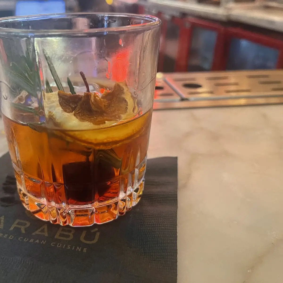 Cuban Old Fashioned