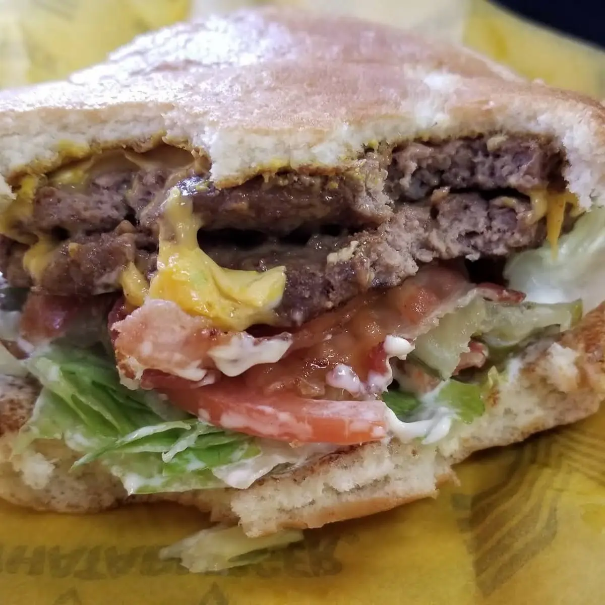 Double Cheeseburger with Bacon