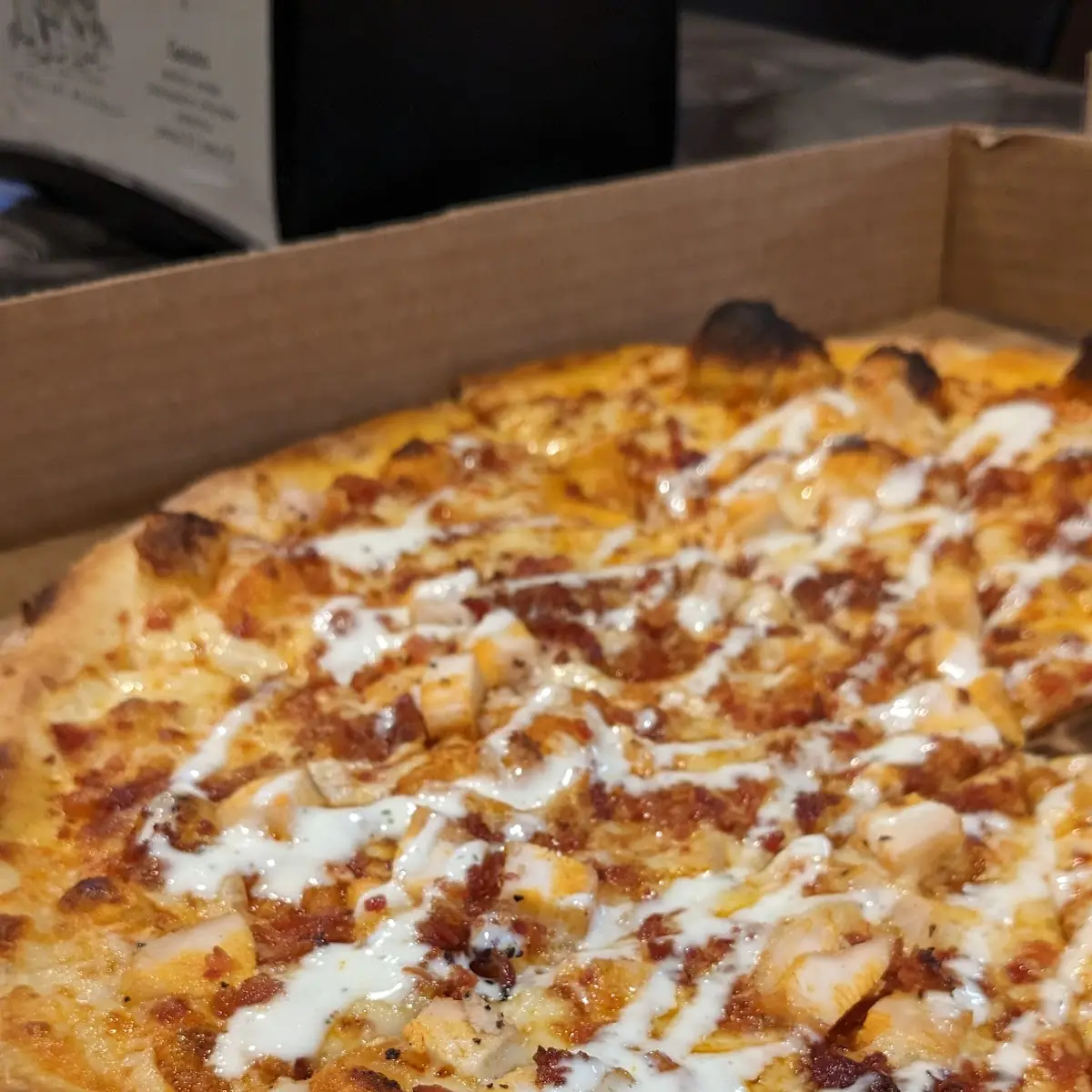 Buffalo Chicken Pizza Add Bacon