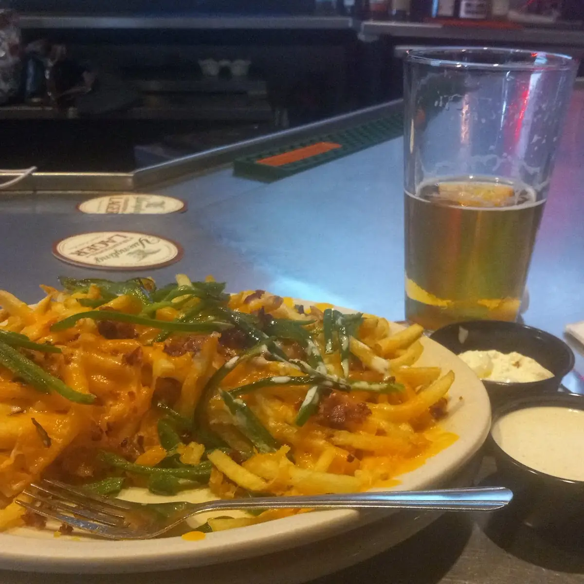 Loaded Fries Cold Beer