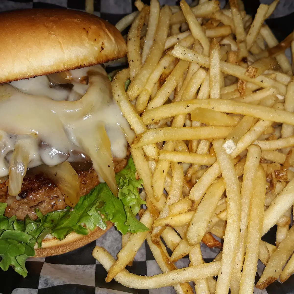 Mushroom Swiss Burger