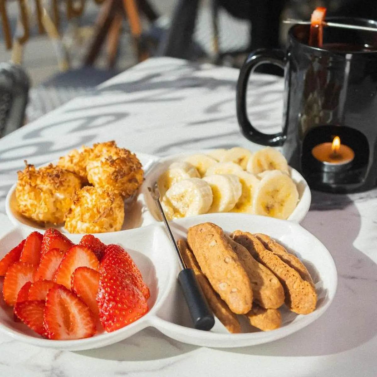 Chocolate Fondue for 2