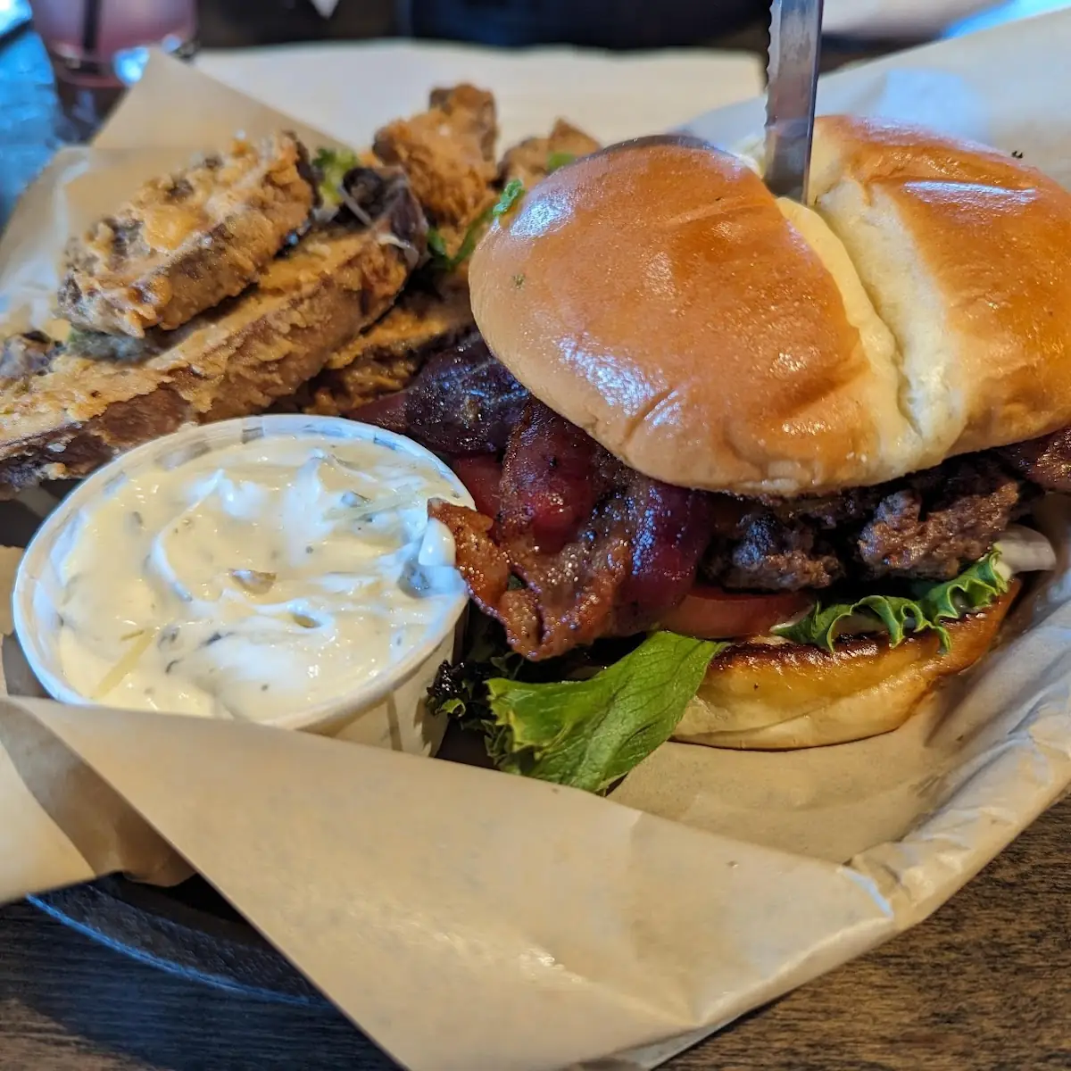Whiskey Beef Burger