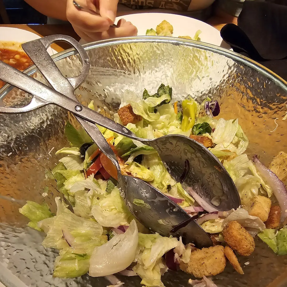 Salad with Italian Dressing