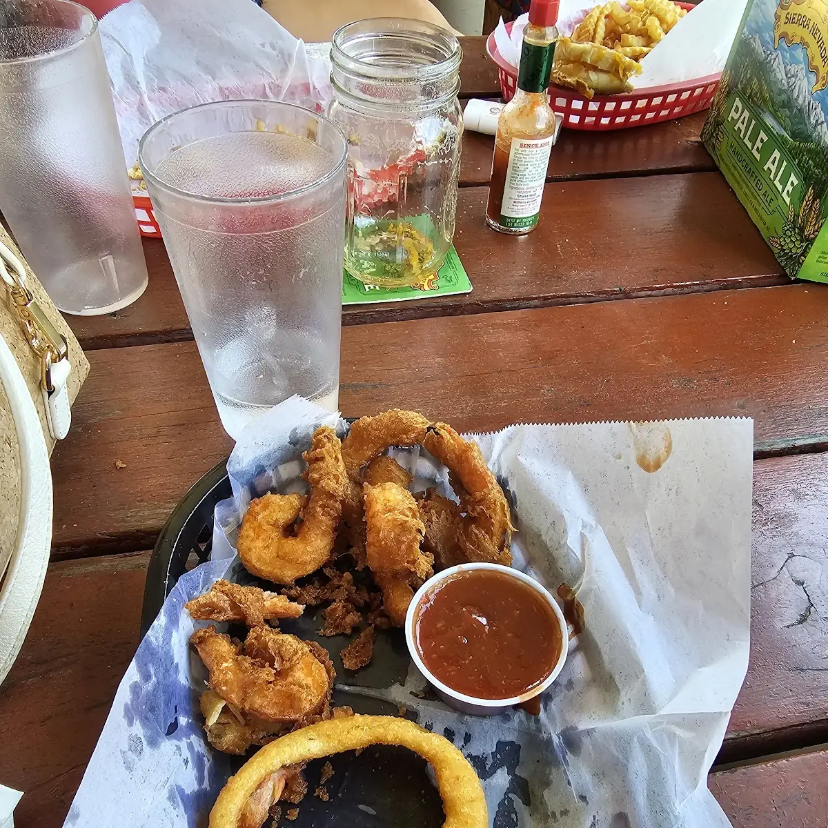 Beer Battered Shrimp and Fries