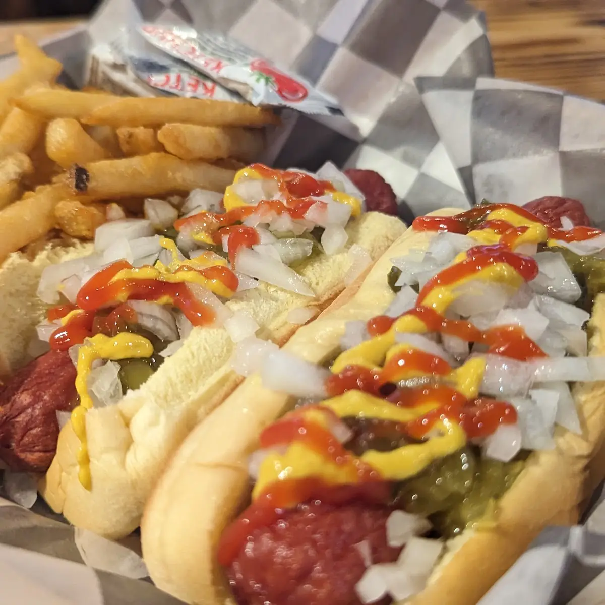 Hot Dog with Fries
