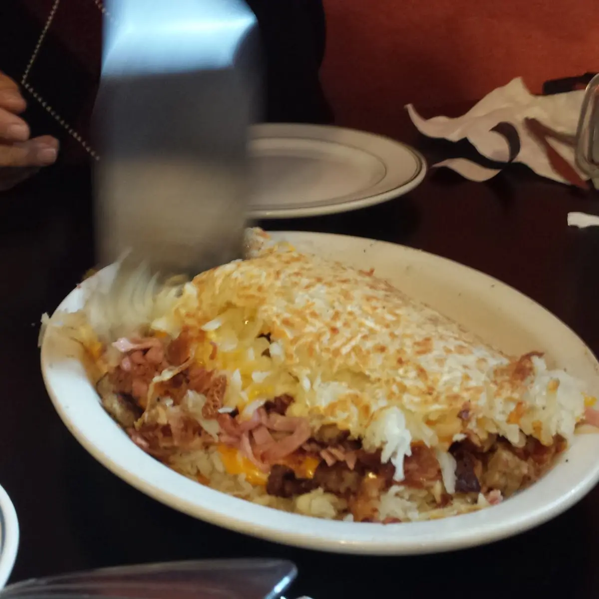 Huge Stuffed Hash Browns