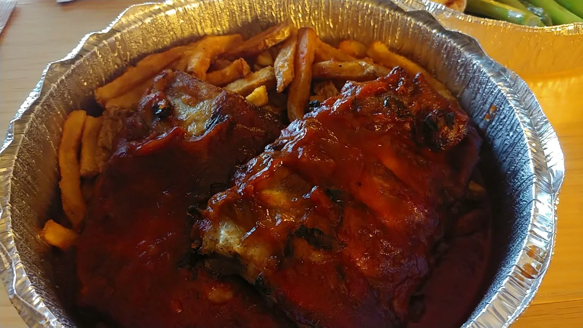 Bar-B-Qued Back Ribs, Bardi's Steak House