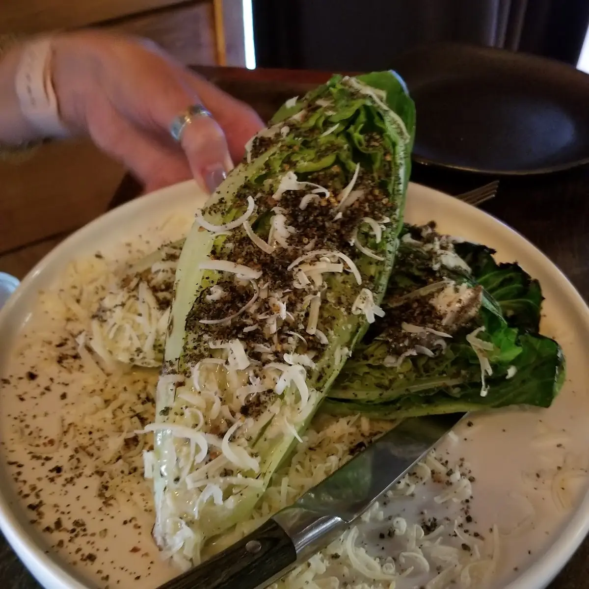Grilled Caesar Salad
