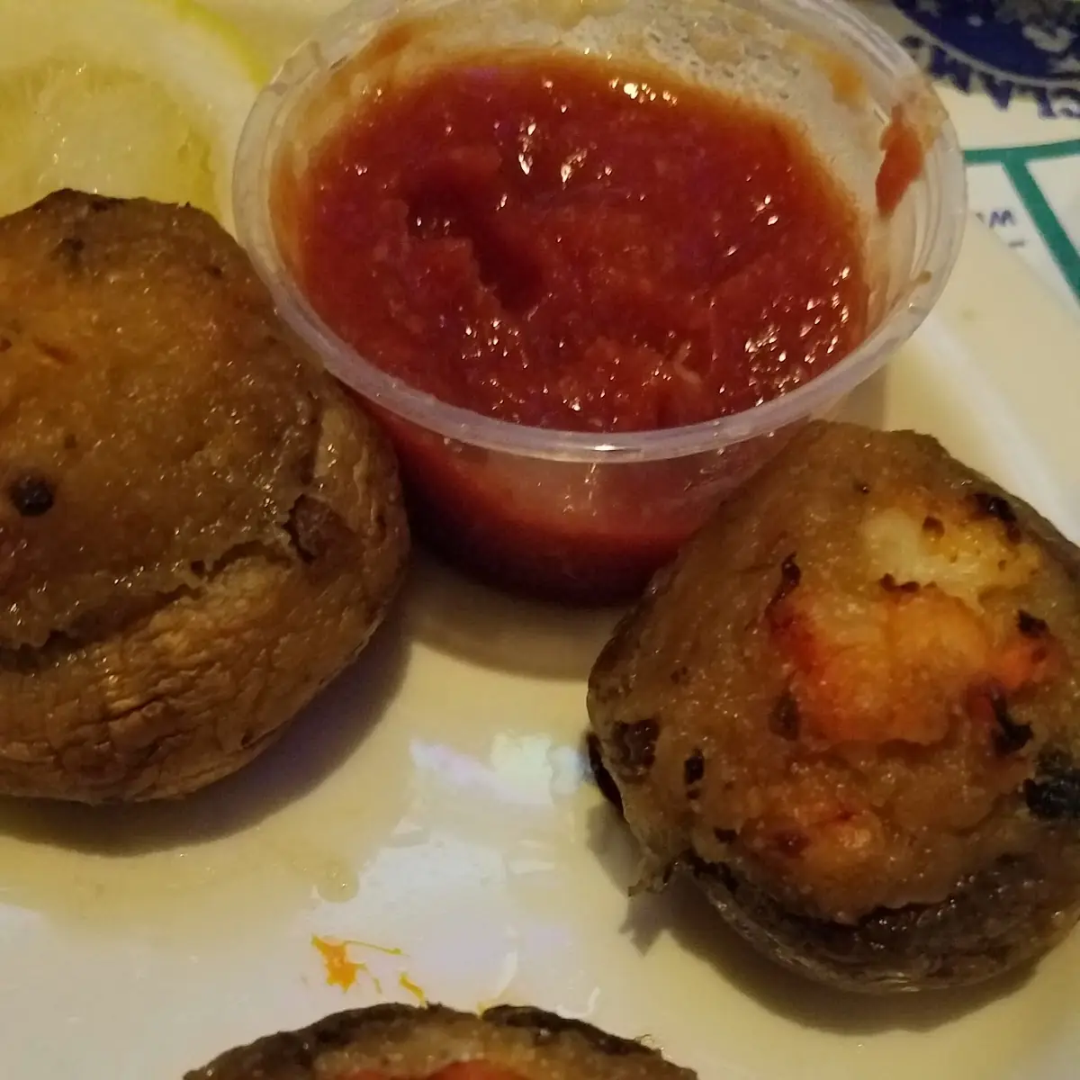 Lobster Stuffed Mushrooms
