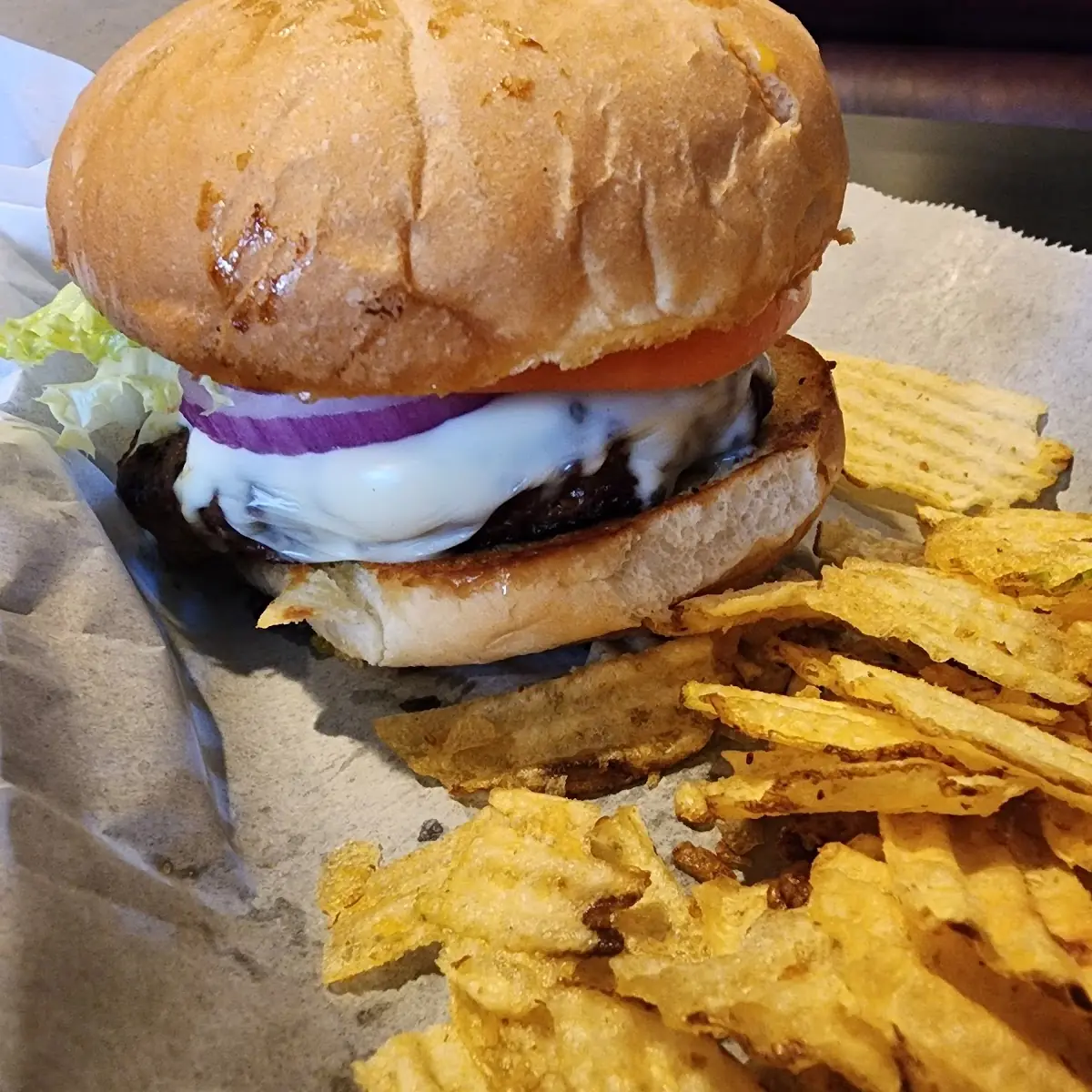 BBQ Bacon Cheeseburger Wrap
