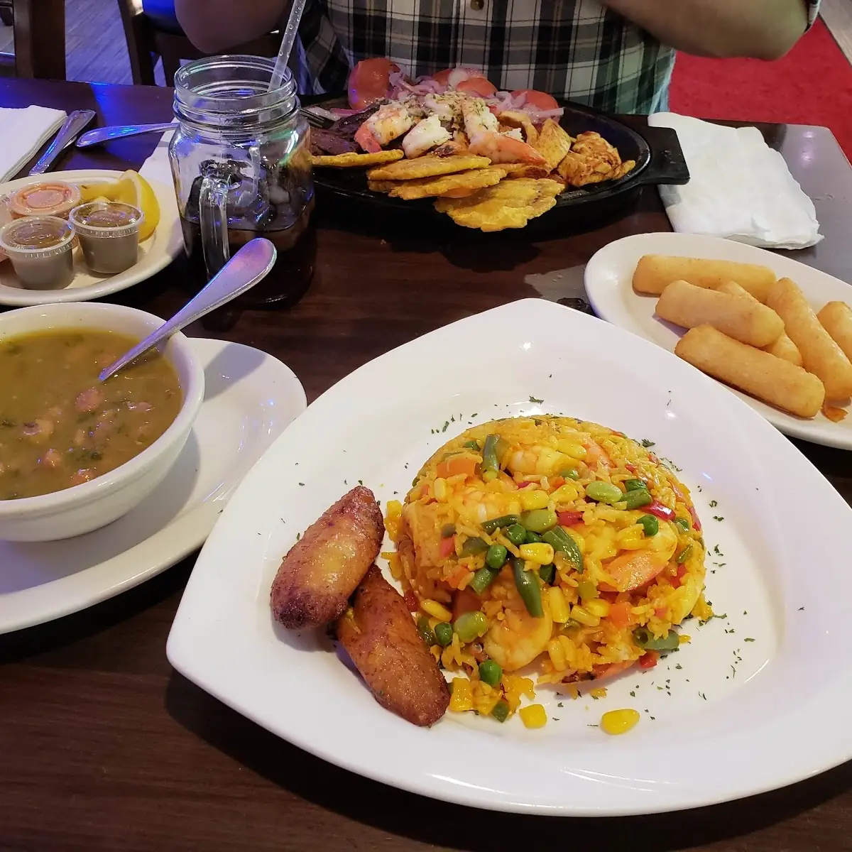 Shrimp with Yellow Rice