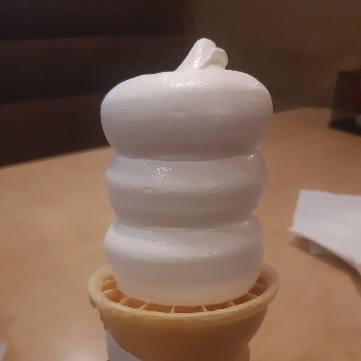 Vanilla Ice Cream Cone