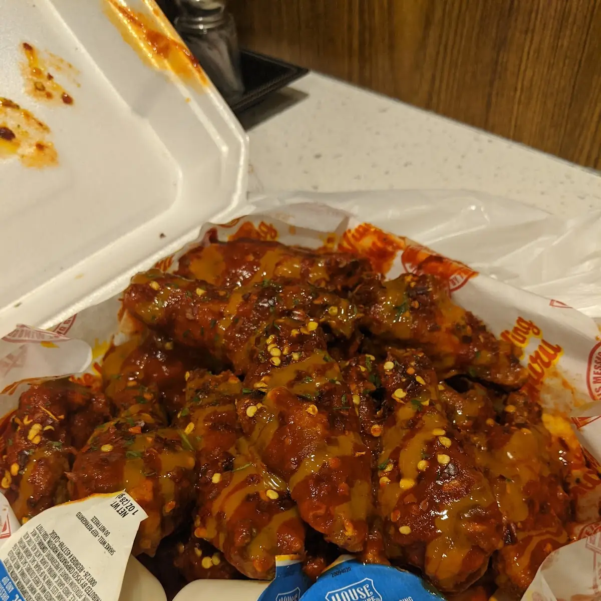 World Famous Honey Suicide Wings