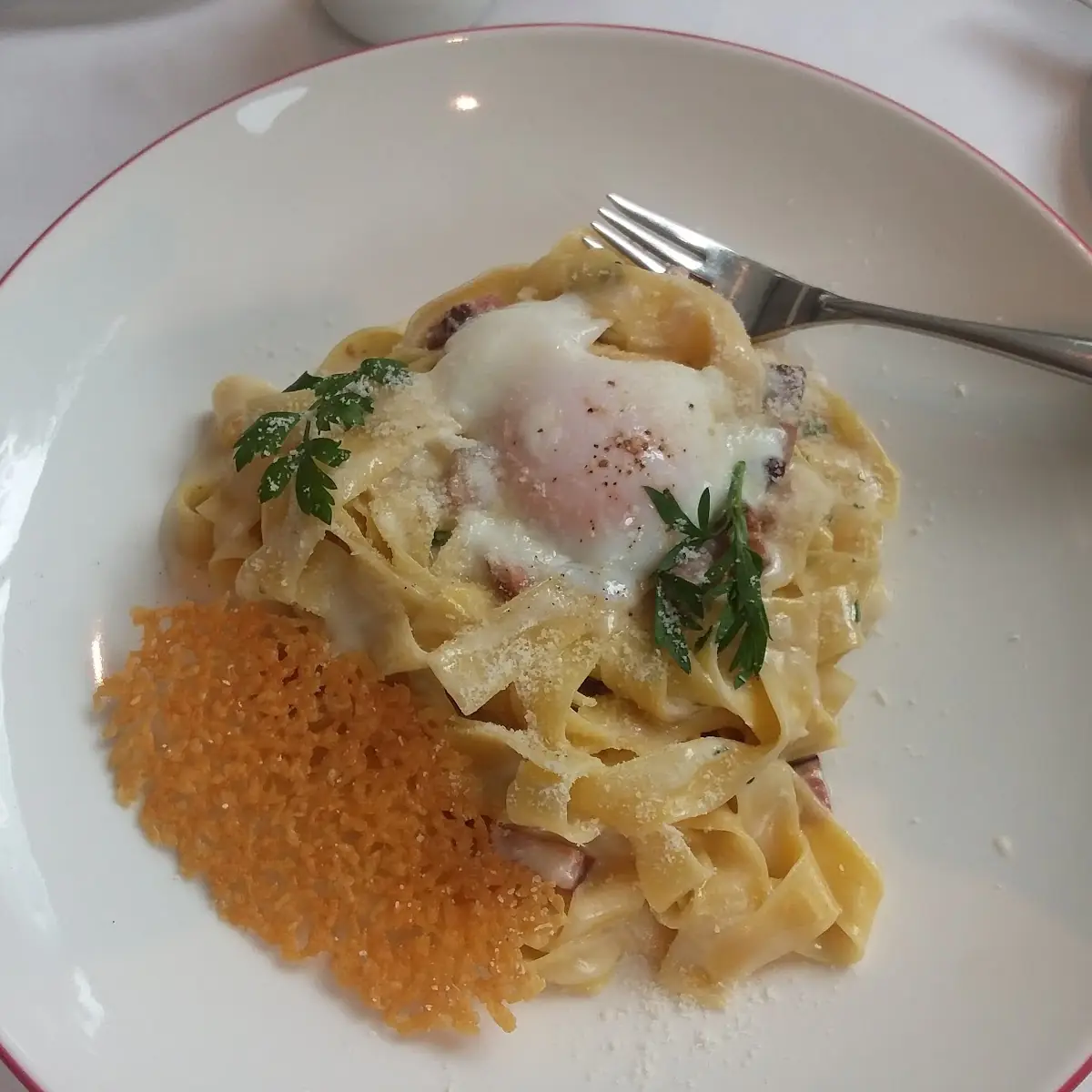 Fettuccine Carbonara