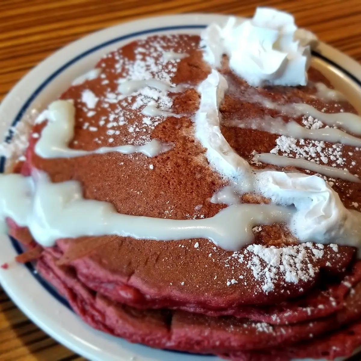 Red Velvet Pancake Breakfast