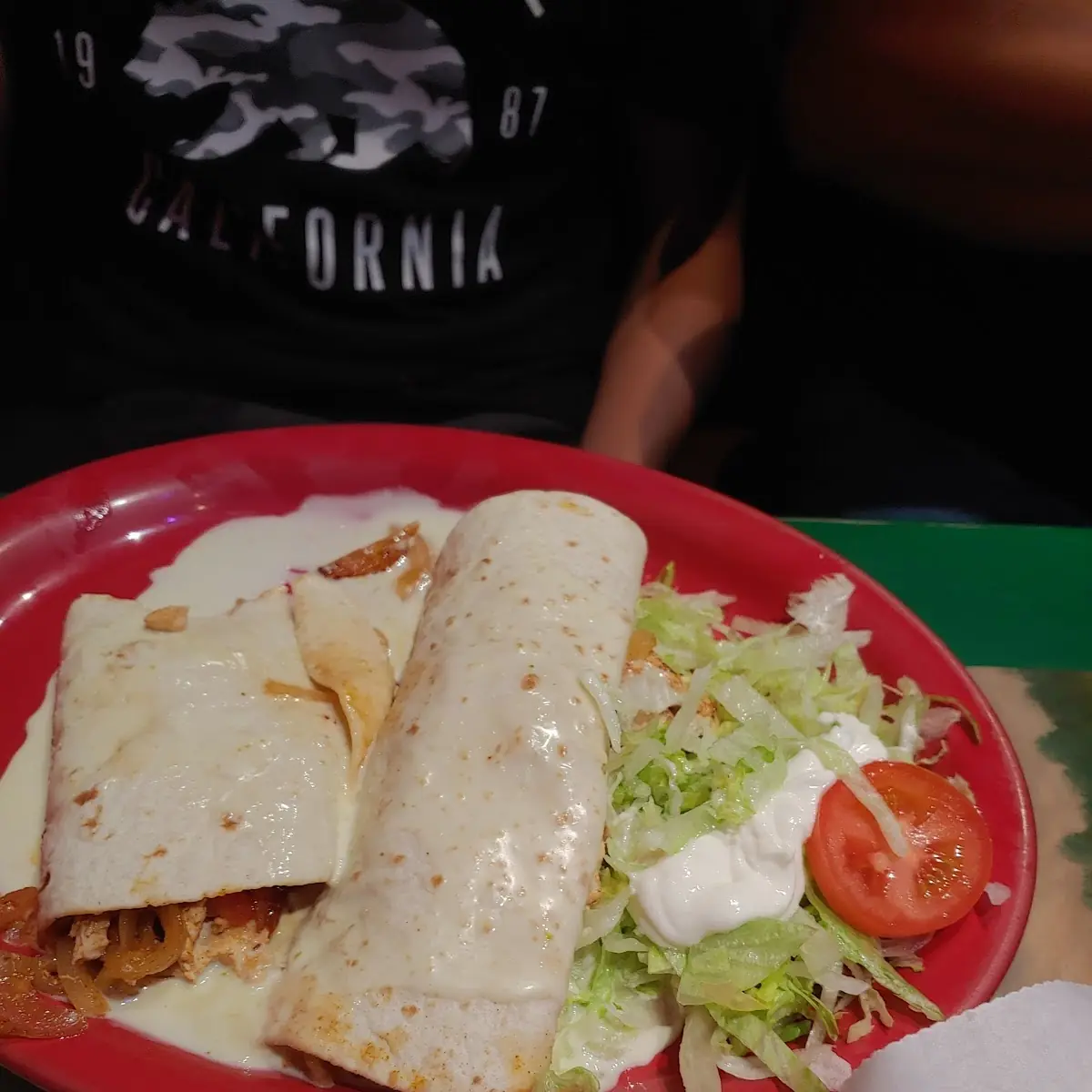 Fried Chicken Burrito